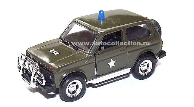 ВАЗ-21213 Нива ВАИ с кенгурятником масштабная модель автомобиля