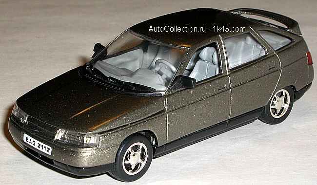 ВАЗ-2112 цвет мокрый асфальт масштабная модель автомобиля